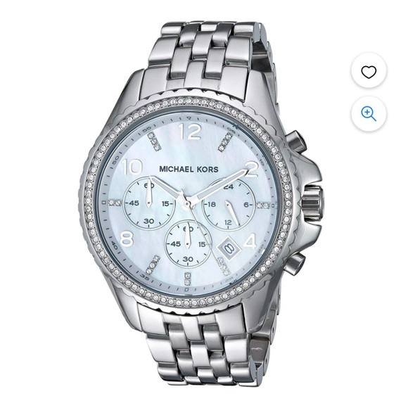Michael Kors: Chronograph Mother of Pearl, Crystal, MOP dial, Watch